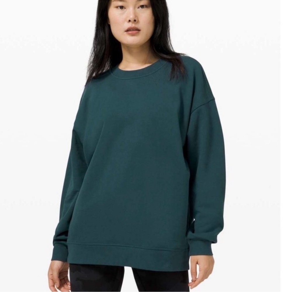 Lululemon Storm Teal Crewneck